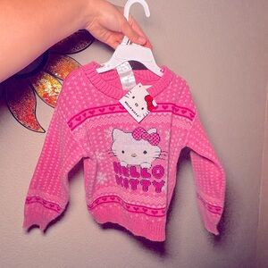 Hello Kitty Pink Kids Sweater